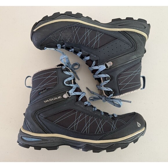 Vasque Coldspark UltraDry Women Size 8.5 Blue Waterproof Boots Thinsulate 200 gr - Picture 5 of 14